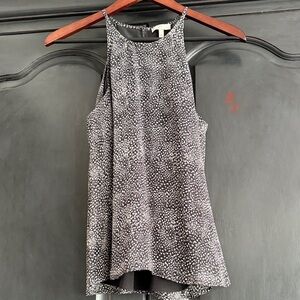 Joie Black and White Tank Top